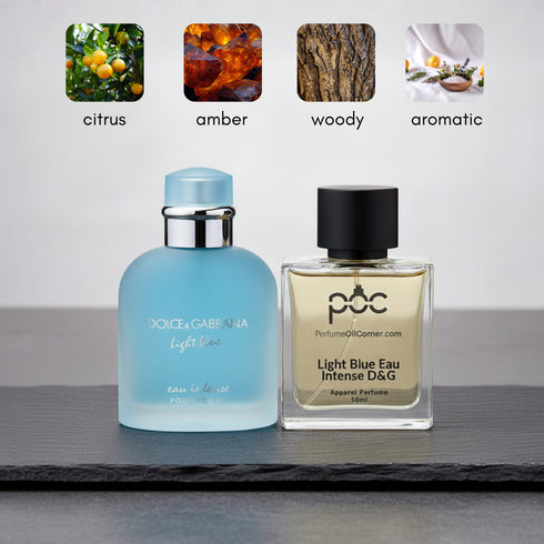 Light Blue Intense by D&G type Perfume