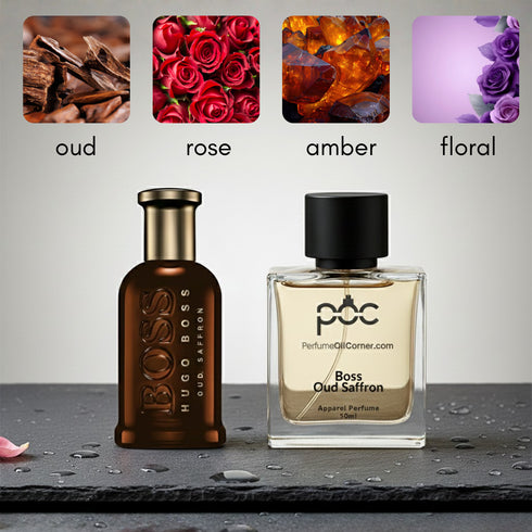 Bouss Bottled Oud Saffron type Perfume