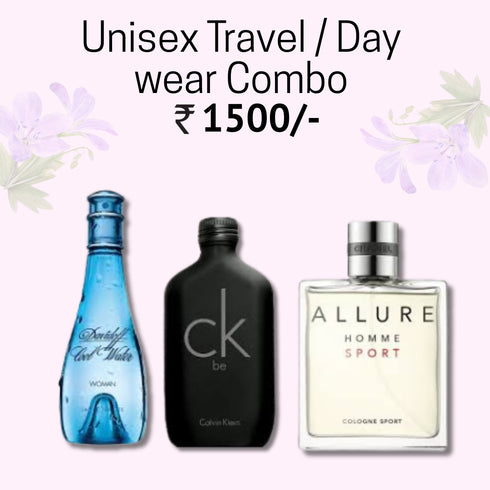 Unisex Travel / Day wear Combo - 3 x 50ml