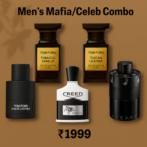 Men’s Mafia/Celeb Combo 30ml x 5 perfumes