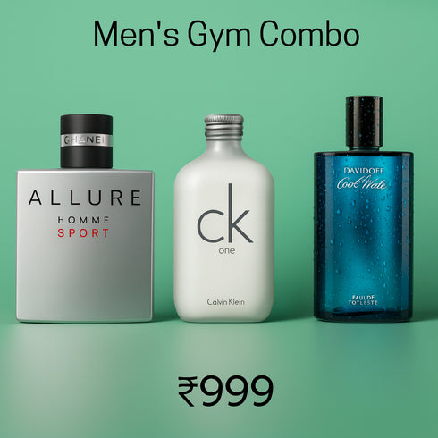 Men's Gym Combo- 3 x 30ml