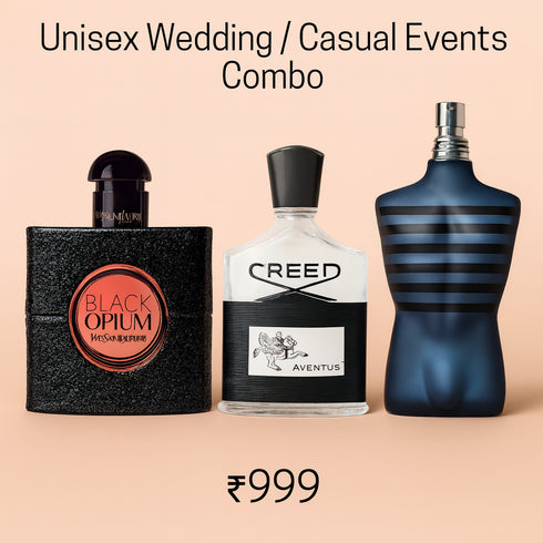 Unisex Wedding / Casual Events Combo - 3 x 30ml