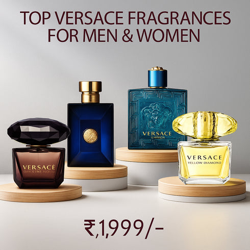 Top Versace Fragrances for Men & Women 50ml x 4
