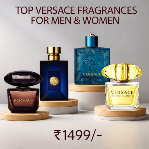 Top Versace Fragrances for Men & Women 50ml x 4