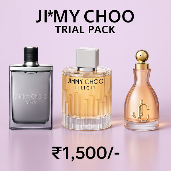 Trial pack of Jimmy Choo 50 ml X 3 Combo.