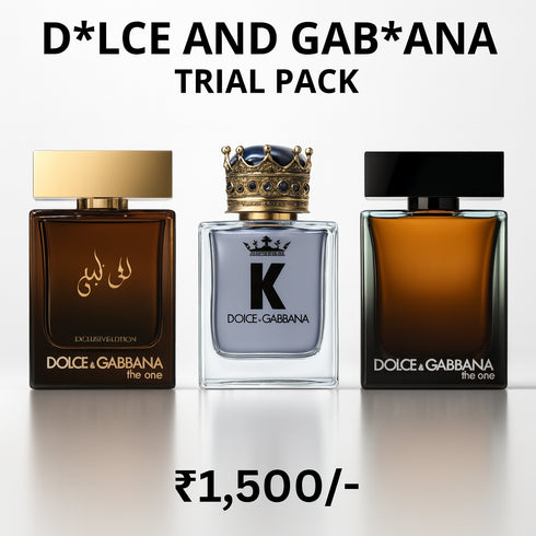 Trial Pack of Dolce and Gabbana 50 ml X 3 Combo For Men.