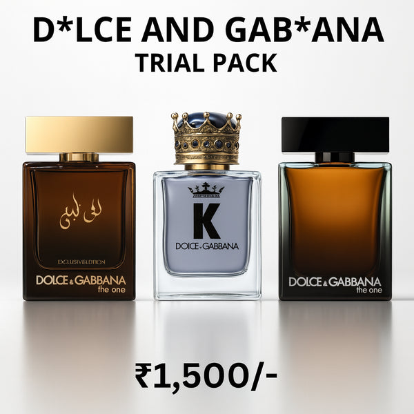 Trial Pack of Dolce and Gabbana 50 ml X 3 Combo For Men.
