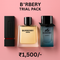 Trial Pack Of Burbery 50 ml X 3 Combo For Men.