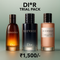 Trial Pack Of Dior 50 ml X 3 Combo For Men.