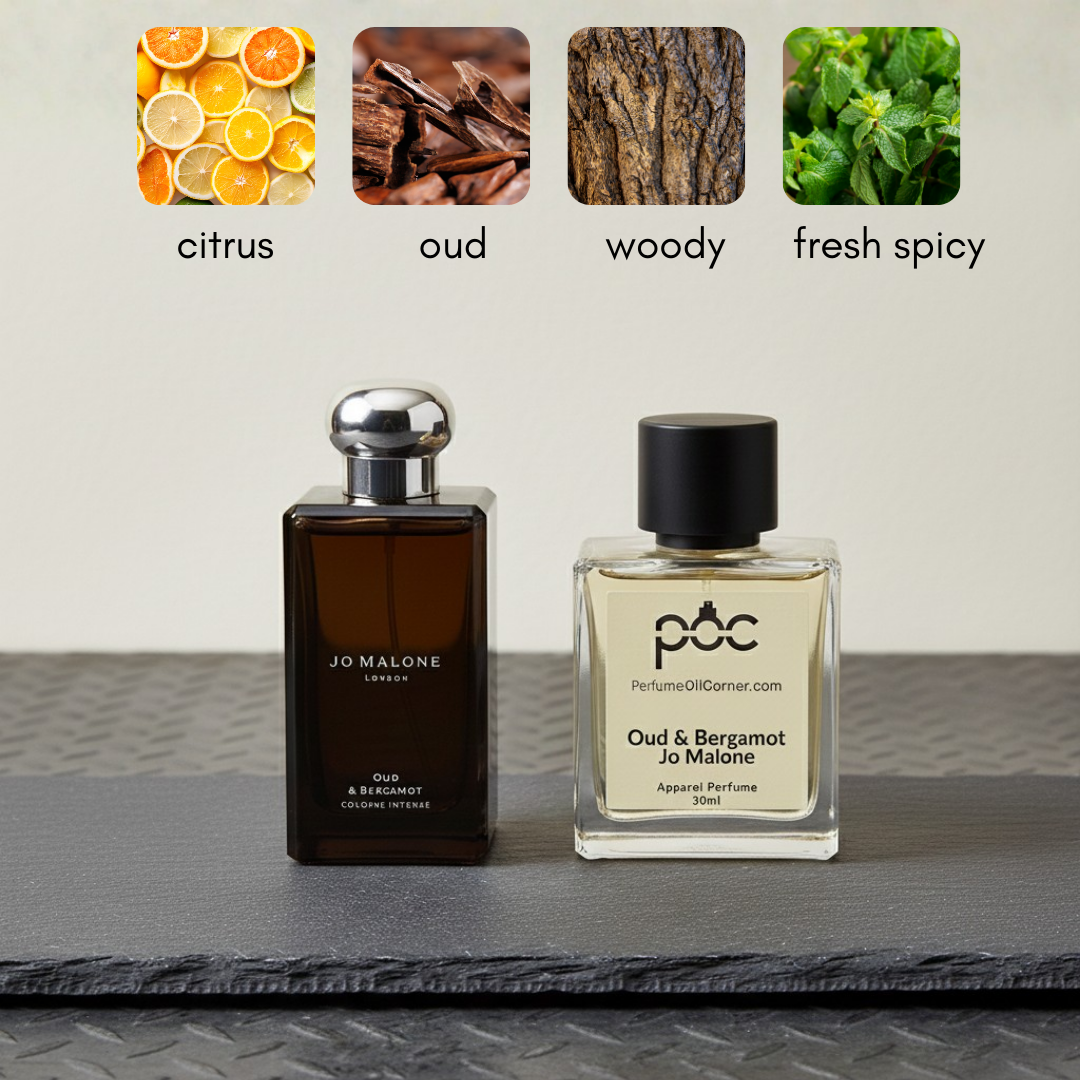 Oud & Bergamot Jo Malone Inspired Perfume