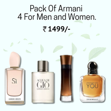 Pack Of Armani 30 ml X 4 For Men and Women.