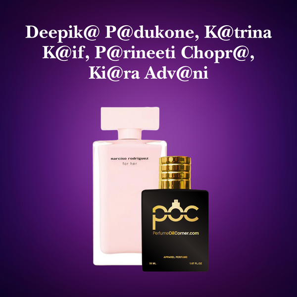 Deepik@, Katrin@, P@rineeti, Ki@ra Narciso Rodriguez Pink - 50ml
