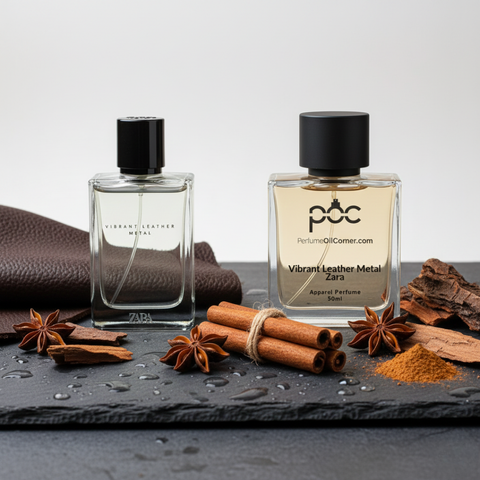 Vibrant Leather Metal Inspired Perfume