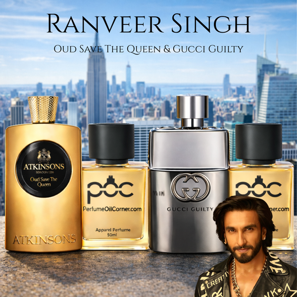 Ranveer Singh - Oud Save The Queen Atkinsons & Gucci Guilty 50ml Combo