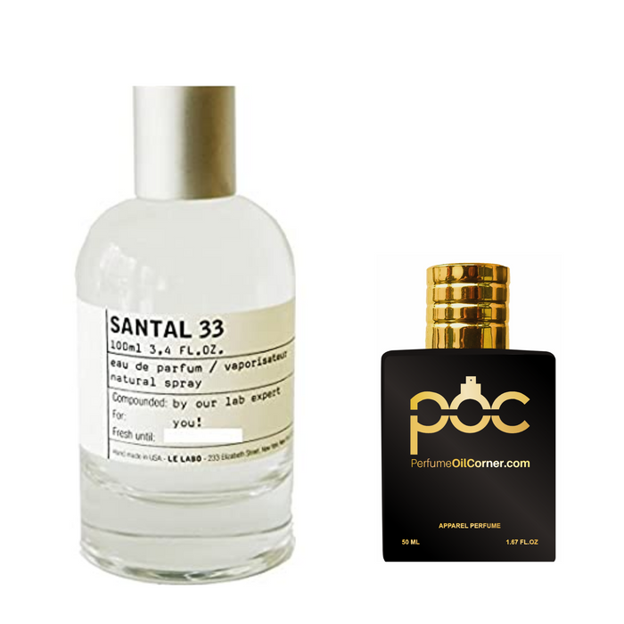 Le Labo Santal 33 type Perfume