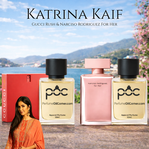 Katrina Kaif - Gucci Rush & Narciso Rodriguez For Her