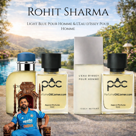 R0hit Sharma - Light Blue Pour Homme & L'Eau d'Issey Pour Homme