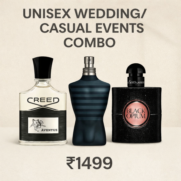Unisex Wedding / Casual Events Combo - 3 x 50ml